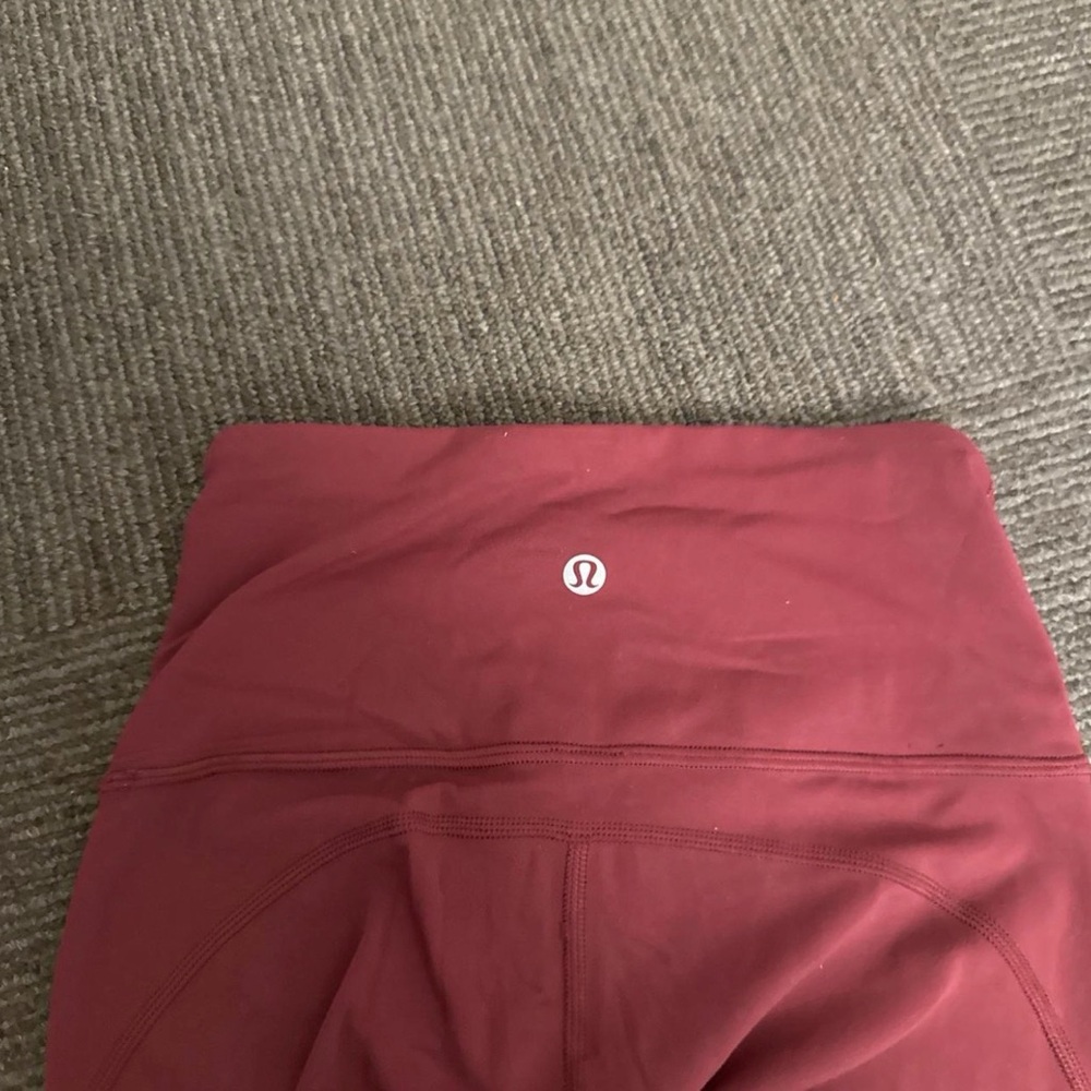 lululemon athletica Burgundy Leggings